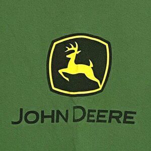 John Deere T-Shirt L Green Farming Workwear Country